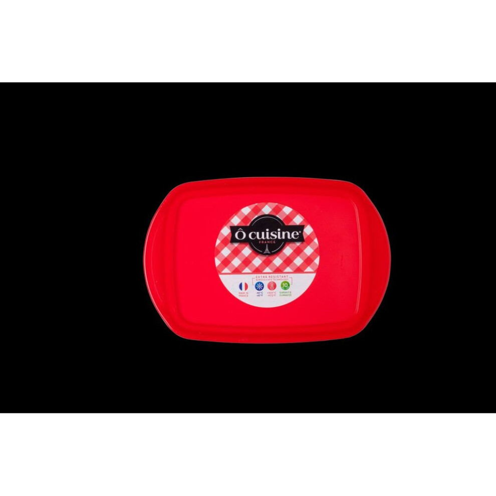 Ocuisine Glass Rectangular Dish with Lid 0.35L [214PC00/1046]