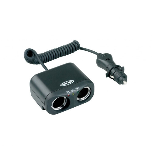 Ring Automotive Ring Twin MultiSocket with Battery Analyser  [RMS2]