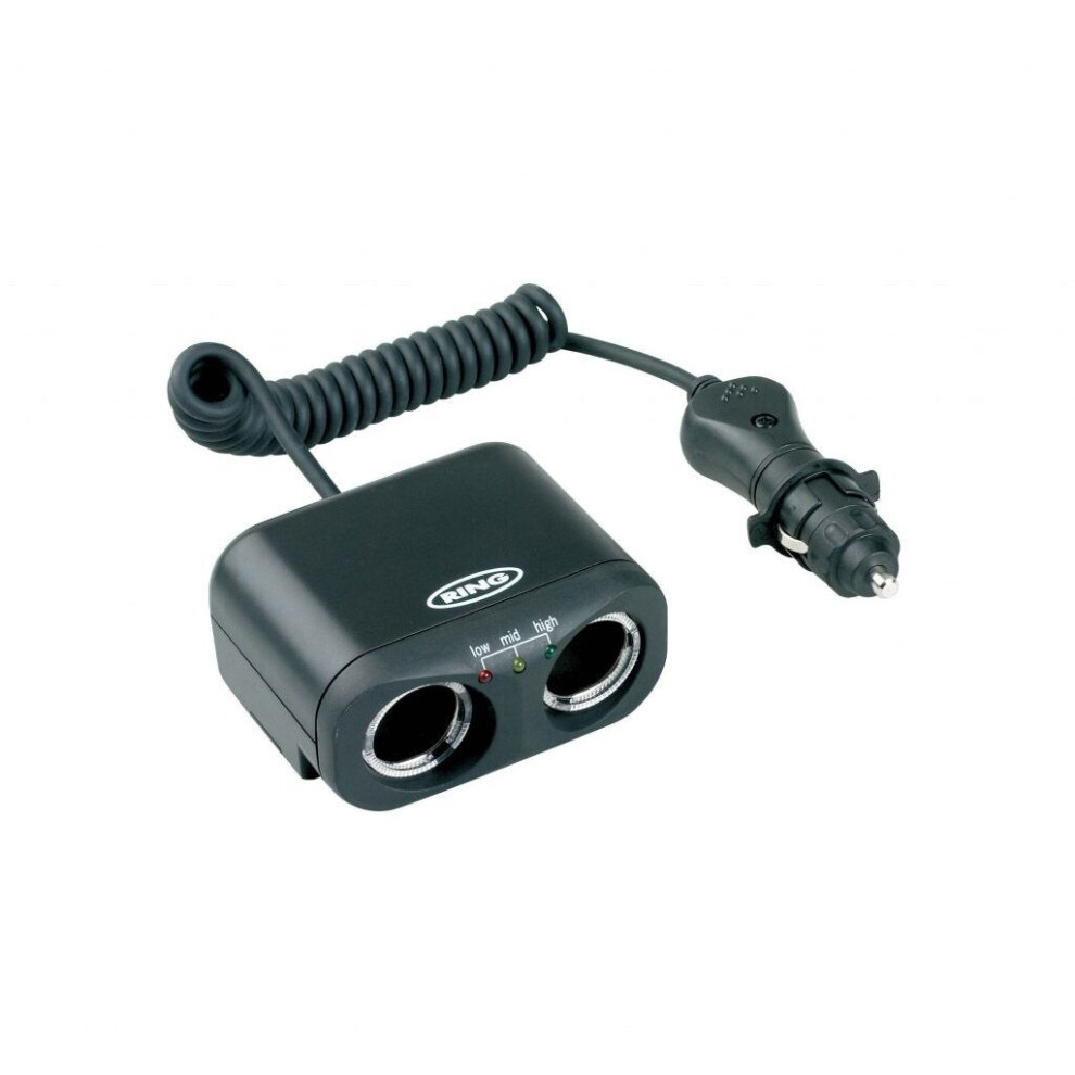 Ring Twin MultiSocket with Battery Analyser  [RMS2]