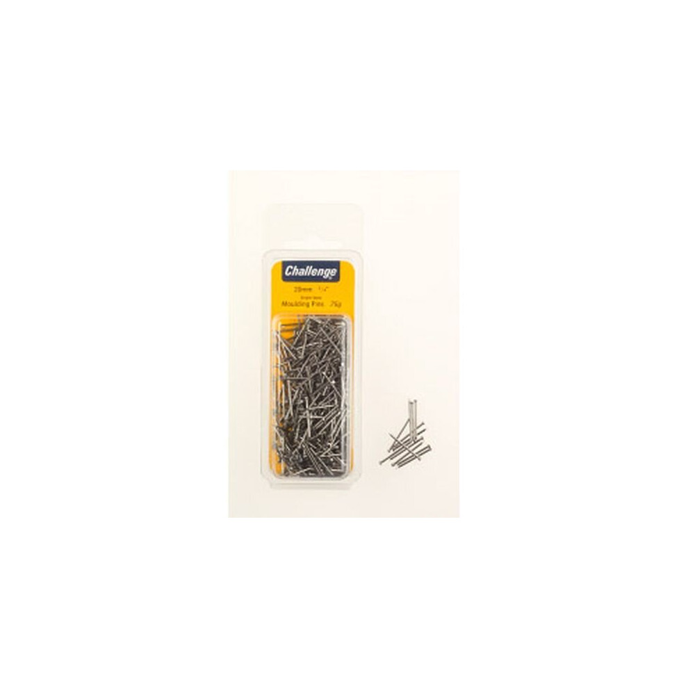 Challenge Moulding Pins (Veneer Pins) - Bright Steel (Folding Clam Pack Pack) 20mm [40238]