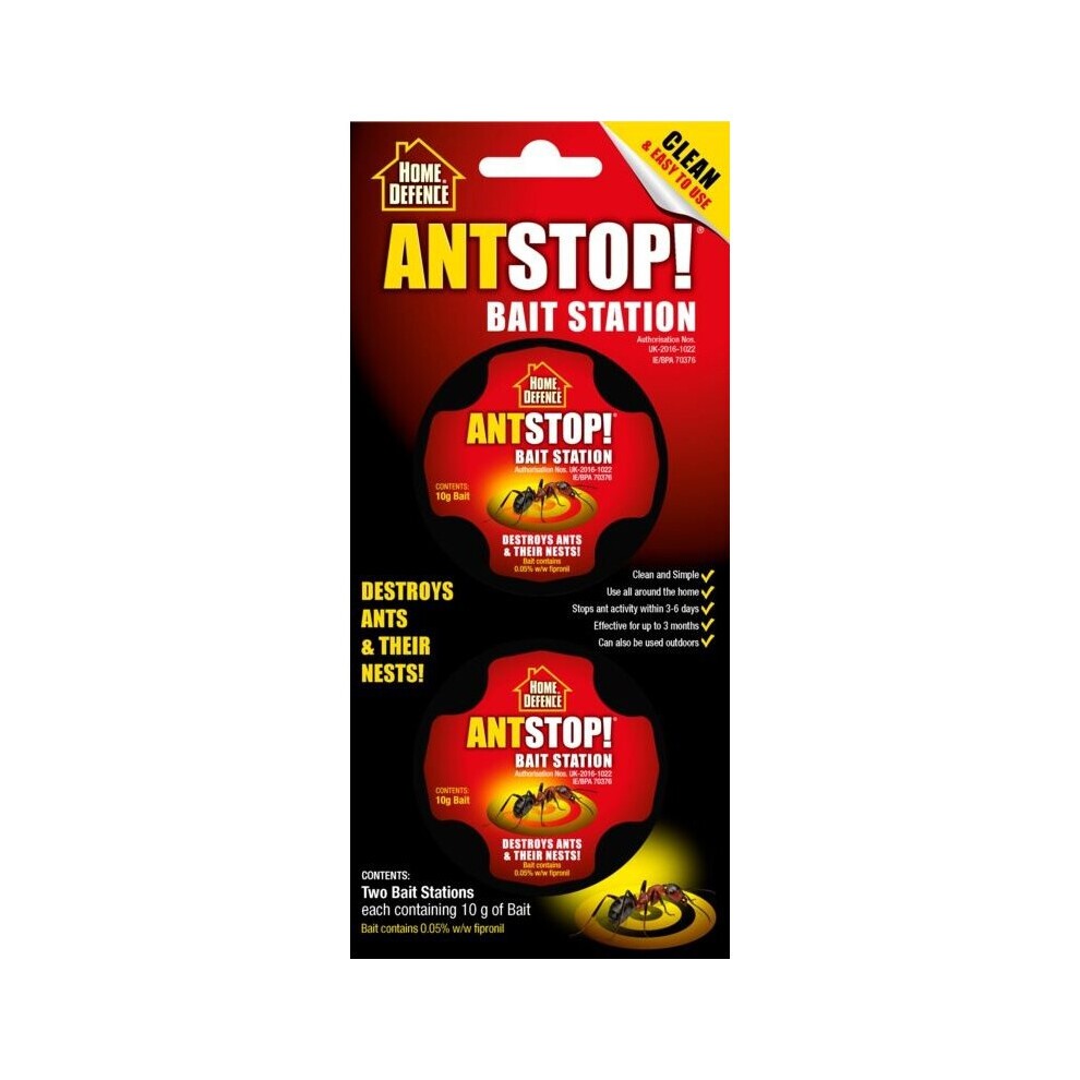 Home Defence Antstop Bait Station Twin Pack [119660]