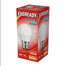 Eveready LED Golf 6w 470lm Warm White 3000k B22 [S13602]