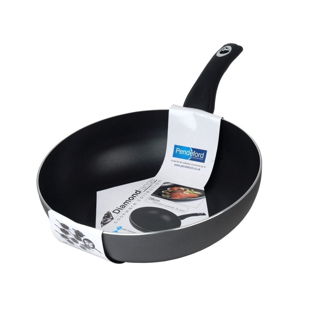 Diamond Non Stick Wok/Stir Fry Pan 28cm [P640]