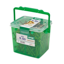 Spax Yellox Woodscrews 5 x 50mm 430 Piece [5081020500509]
