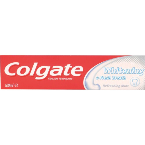 Colgate Colgate Toothpaste 100ml White & Fresh Breath [85676]