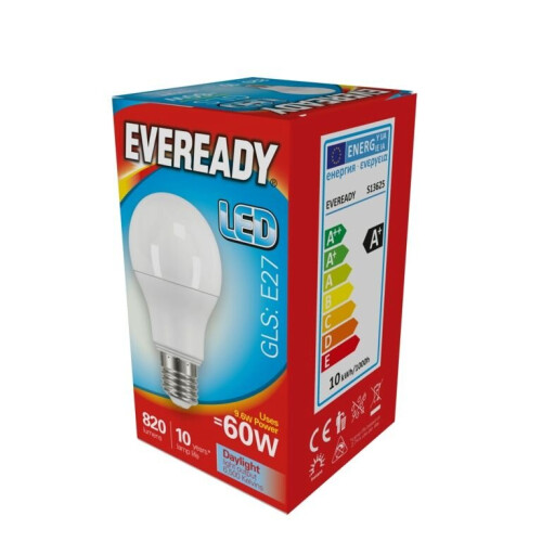 Eveready Eveready LED GLS 9.6w 820lm Daylight 6500k E27 [S13625]
