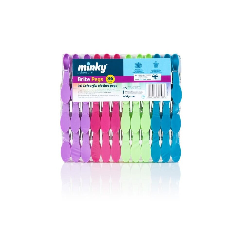 Minky Brite Pegs Pack 36 [Vt86490j02]