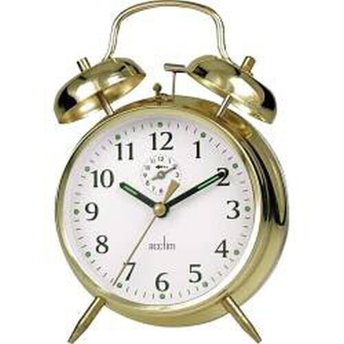 Acctim Acctim Saxon Bell Alarm Clock Brass [12628]