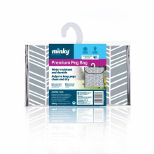 Minky Premium Geometric Peg Bag  [CC18290108]
