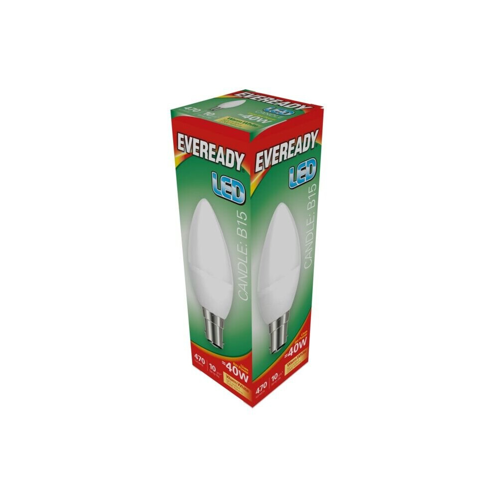 Eveready LED Candle 6W 470lm Warm White 3000k B15 [S13612]