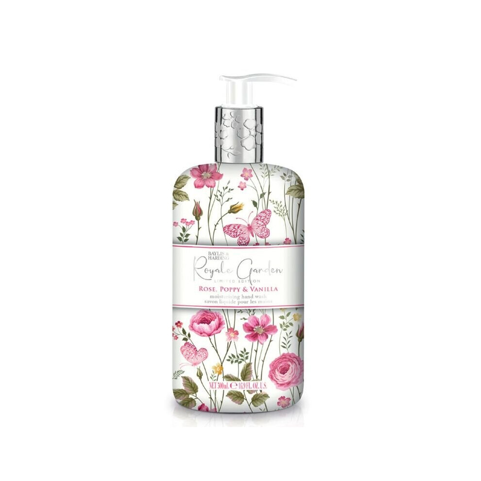 Baylis & Harding Hand Wash 500ml Rose, Poppy & Vanilla [RGHWRPV]