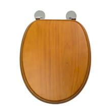 Croydex Flexi-Fix Toilet Seat Davos Antique Pine [WL602250H]