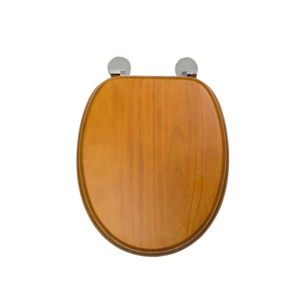 Croydex Flexi-Fix Toilet Seat Davos Antique Pine [WL602250H]