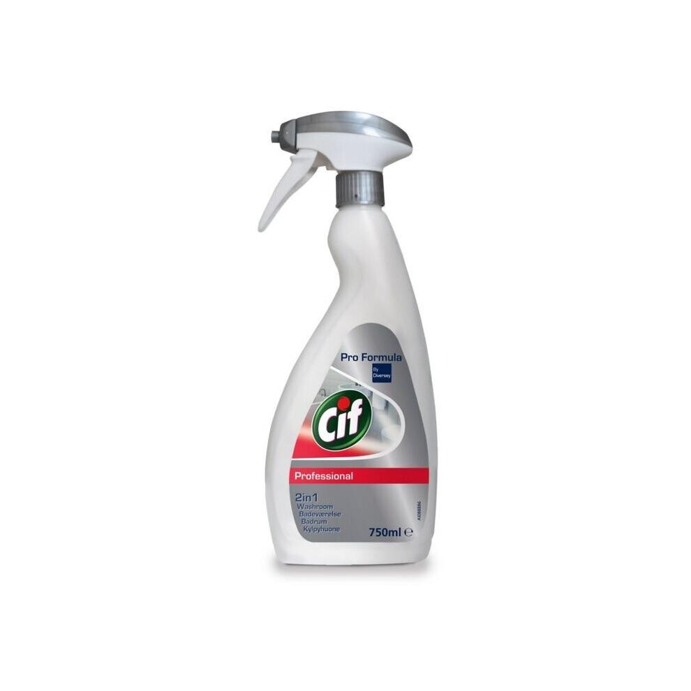 Cif Professional Washroom Cleaner 2In1 750Ml [7517907]