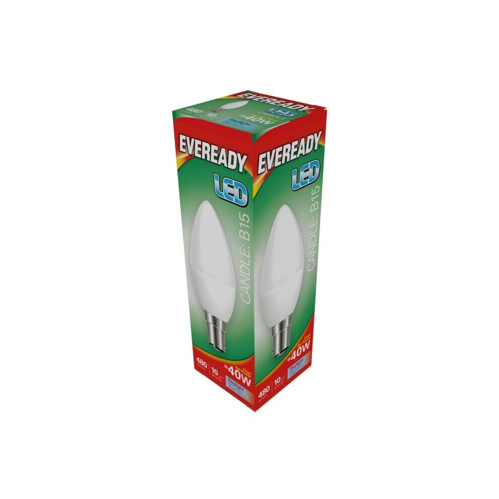 Eveready LED Candle 6W 480lm Daylight 6500k B15 [S13613]