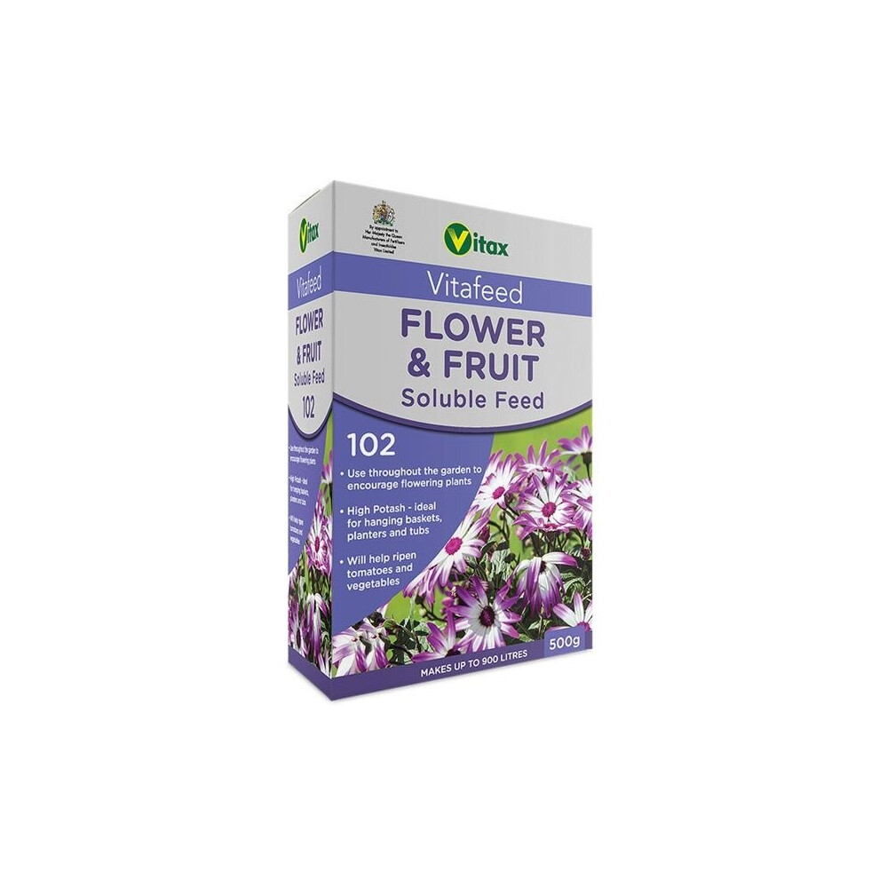 Vitax Flower & Fruit Soluble Feed 500G [6Hb500]