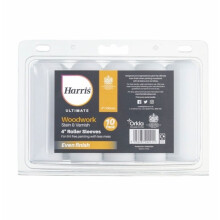 Harris Ultimate Woodwork Stain Varnish Sleeve 4" 10 Pack [103022252]
