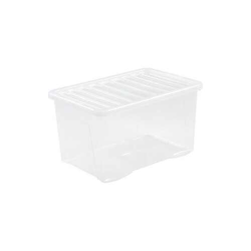 Wham Wham Clip Lid Box 65L Clear [14025]