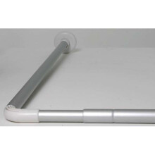 Croydex L Shaped Telescopic Rod Chrome [AD103000]