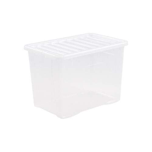Wham Wham Clip LId Box 80L Clear [11315]