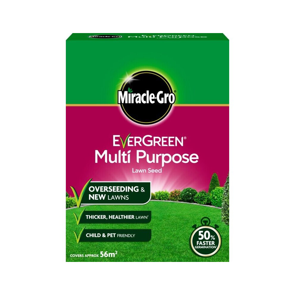 Miracle-Gro Multi Purpose Grass Seed 1.6kg [119615]