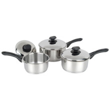 Pendeford Stainless Steel Collection Sauce Pan Set 3 Piece [SS213]