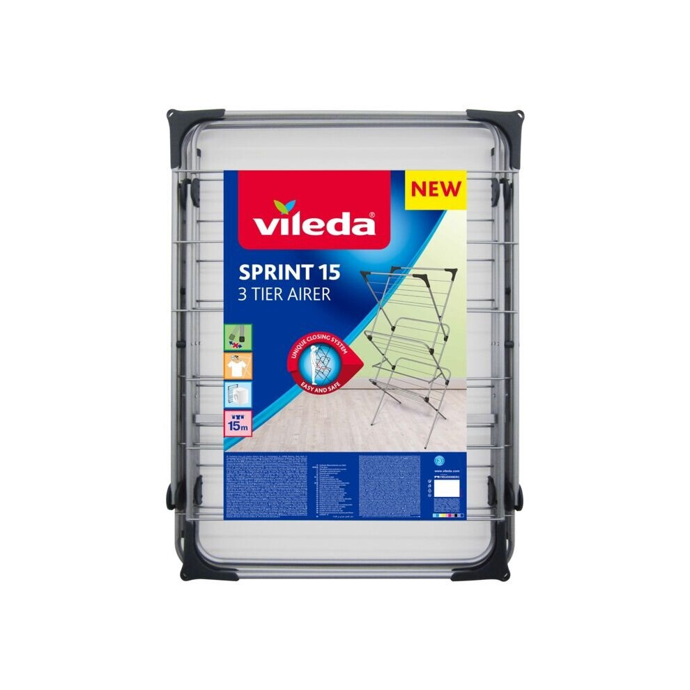Vileda 15M Sprint Indoor Airer 3 Tier [Fh159127]