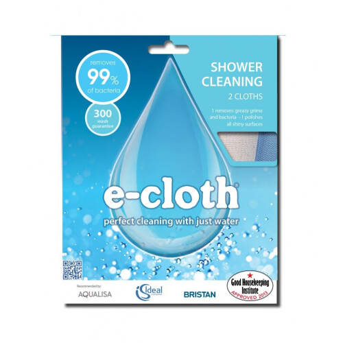 E-Cloth Shower Cleaning Pack 2 Cloths - SHK