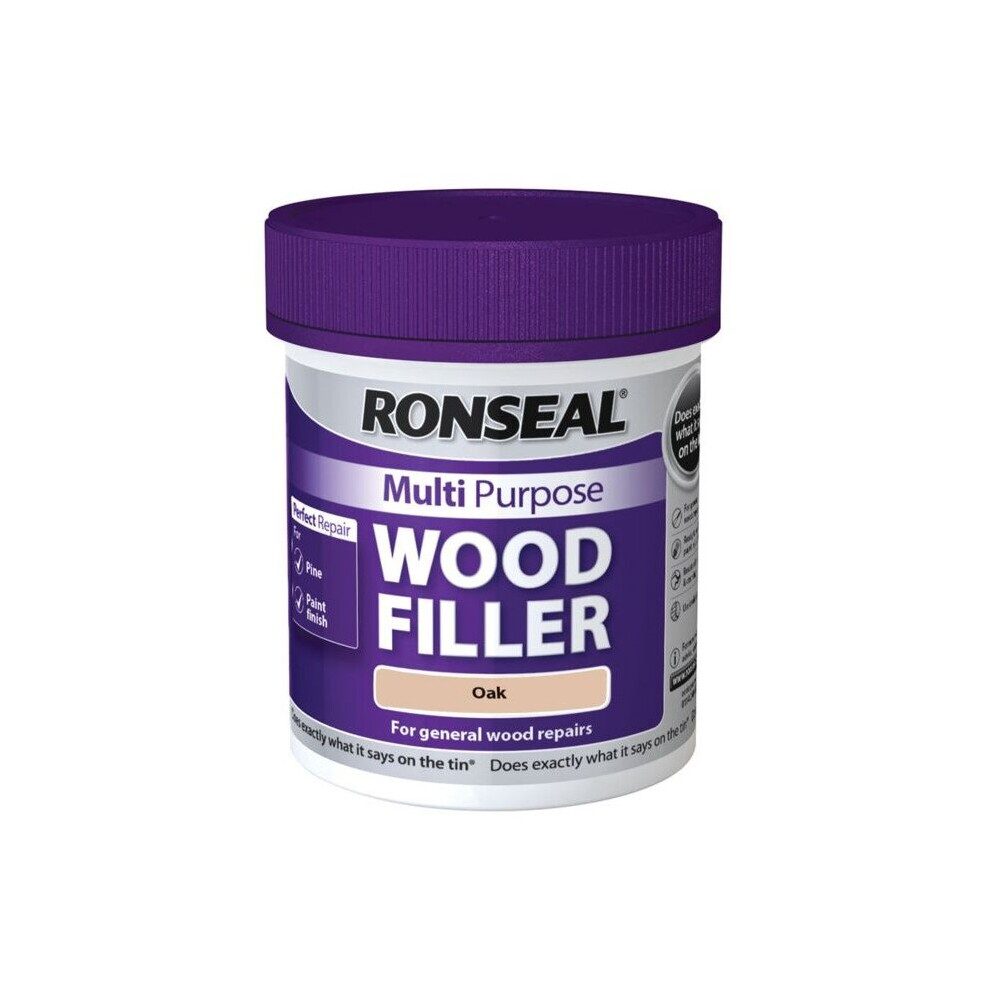 Ronseal Multi Purpose Wood Filler 465g Oak - 37530