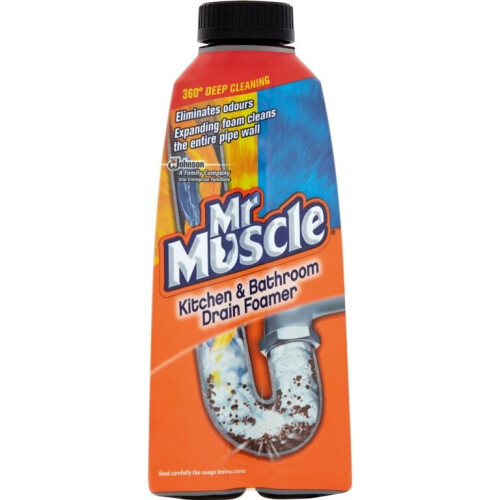 Mr Muscle Mr Muscle Αφριστικό υγρό 500ml για νεροχύτες και αποχετεύσεις [336103]