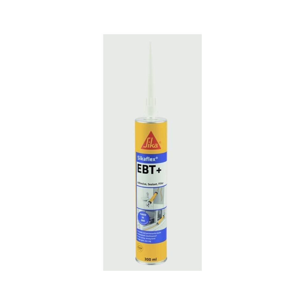 Sika Sikaflex EBT+ Adhesive, Sealant and Filler, White, 300 ml | Multipurpose 1-Part High Grab Polyurethane Adhesive, Sealant And Gap Filler - Image 8
