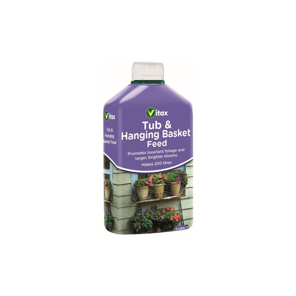 Vitax Liquid Feed For Hanging Baskets 1L [5HB1]