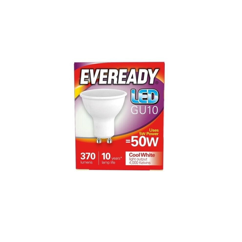 Eveready Led Gu10 50W 370Lm [S14319] White