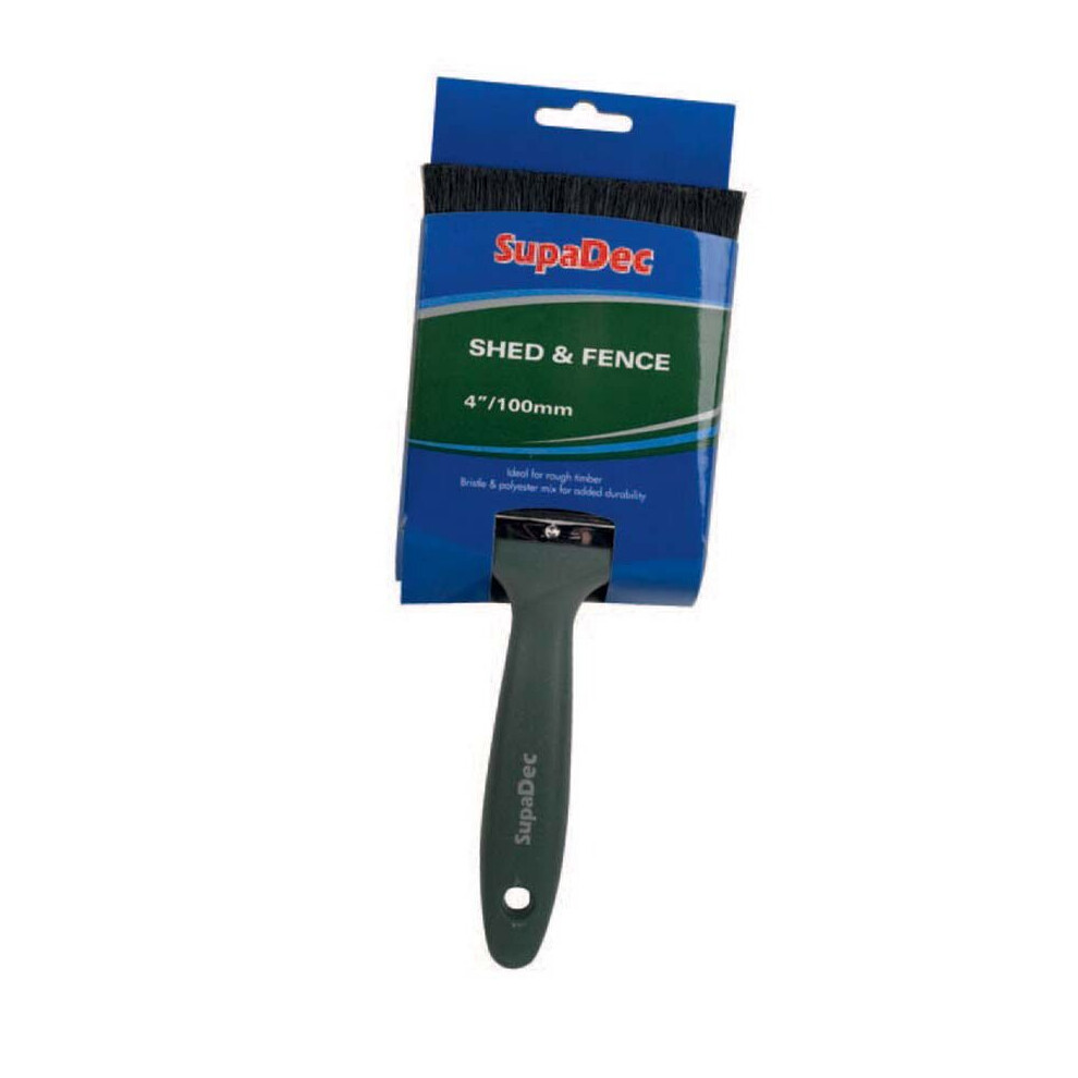 Supadec Shed & Fence Brush 4"/100Mm [Decsf4]