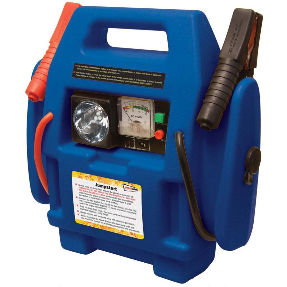 10Ah 12V Portable Power Station & Emergency Jump Start 300PSI Air Compressor - Image 14