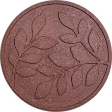 Primeur Stepping Stone Leaves Terracotta [P00015106S]