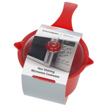 Easy Cook Red Large Sauce Pan & Lid 0.9L [NS616R]