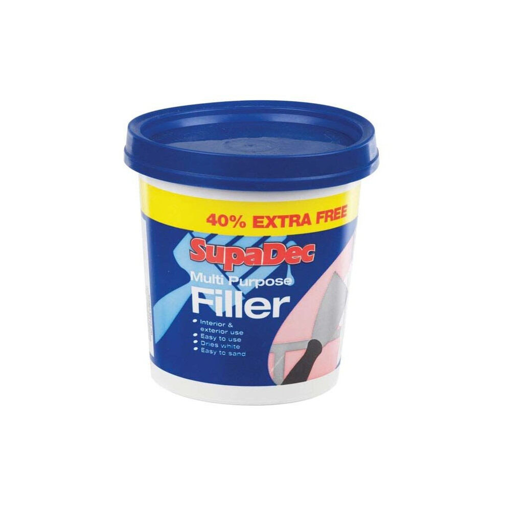 Supadec Multi Purpose Ready Mixed Filler 600G Plus 40% Free - Rmf600 5017193676740