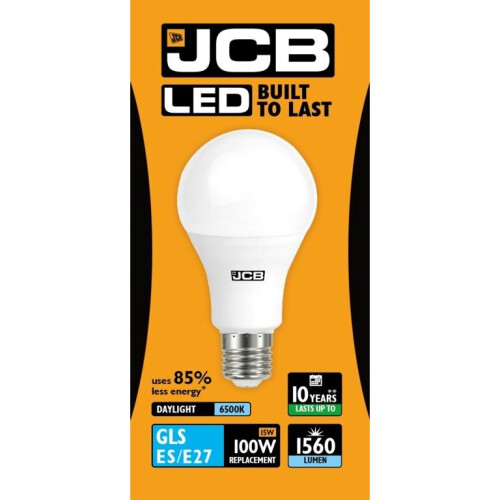 JCB JCB LED A60 1560lm Opal 15w E27 6500k - S10996