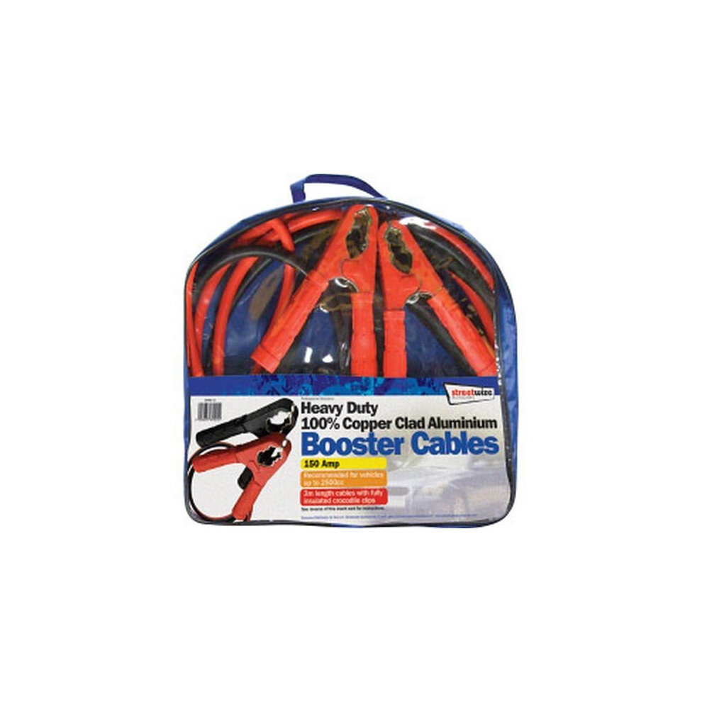 Streetwize Aluminium Booster Cable With Insulated Crocodile Clips 2M/350Amp [Swbc12] 5026637615252