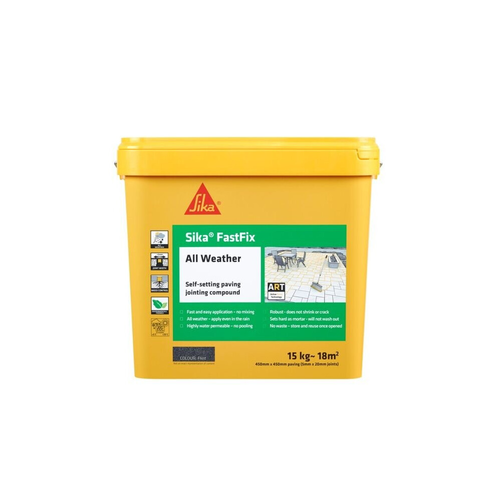 Sika Fastfix All Weather Jointing Compound Flint 15kg [SKFFIXFLT16]