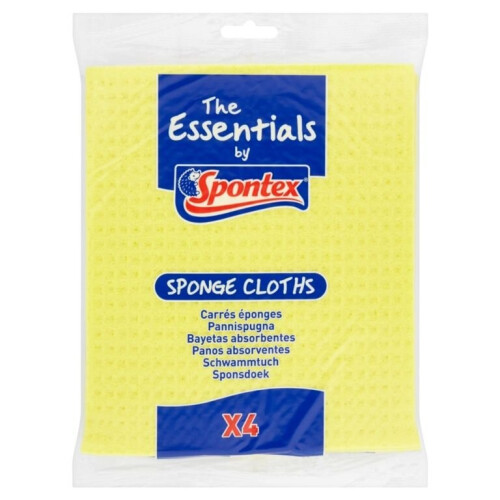 Spontex Essentials Schwammtücher Pack 4 [34000076]