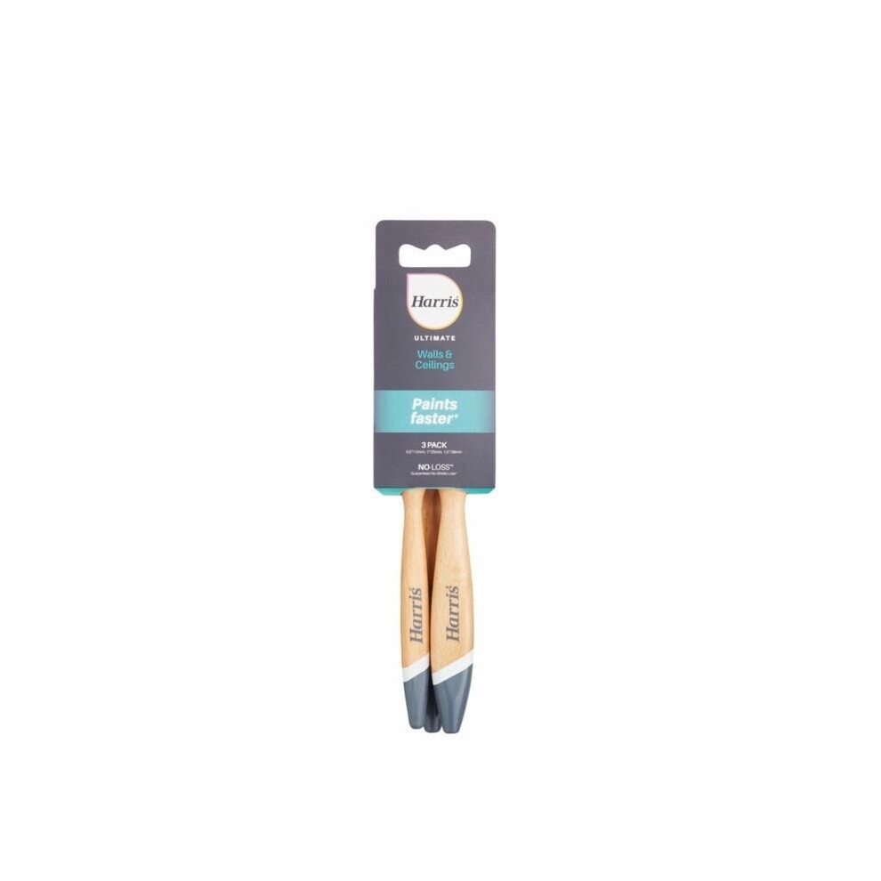Harris Ultimate Wall & Ceiling Paint Brush Pack 3 [103011012]