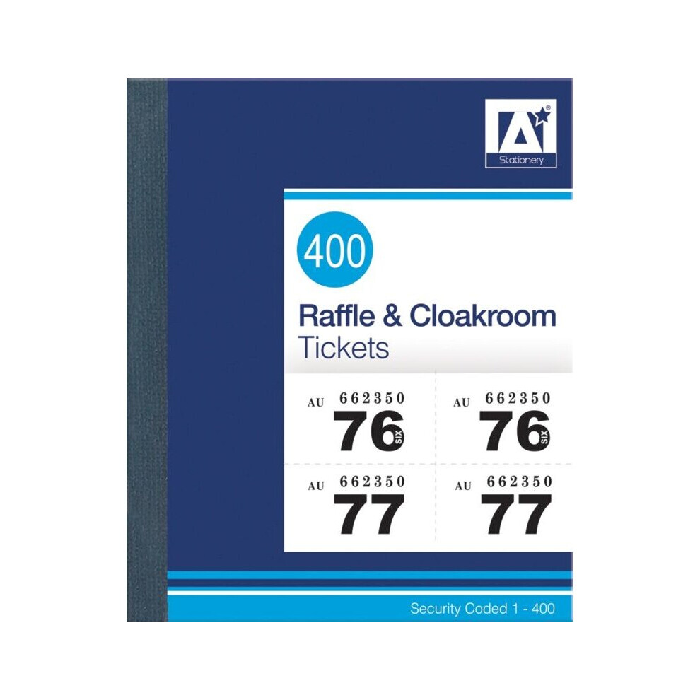 Anker Raffle & Cloakroom Tickets Numbered 1 - 400 [CTB/5]