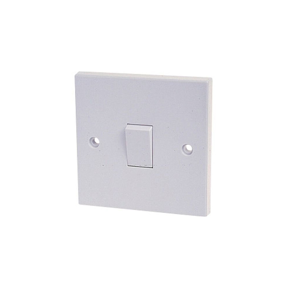 Dencon 10A, 1 Gang 1 Way Switch For Bs3676 - 4401P 5012292144015