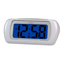 Acctim Auric LCD Clock White [12342]