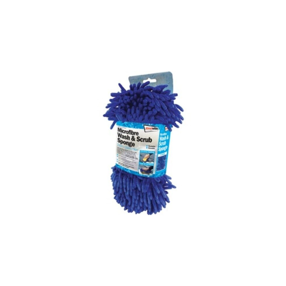 Streetwize Microfibre Wash & Scrub Sponge [Swcr9] 5026637628931