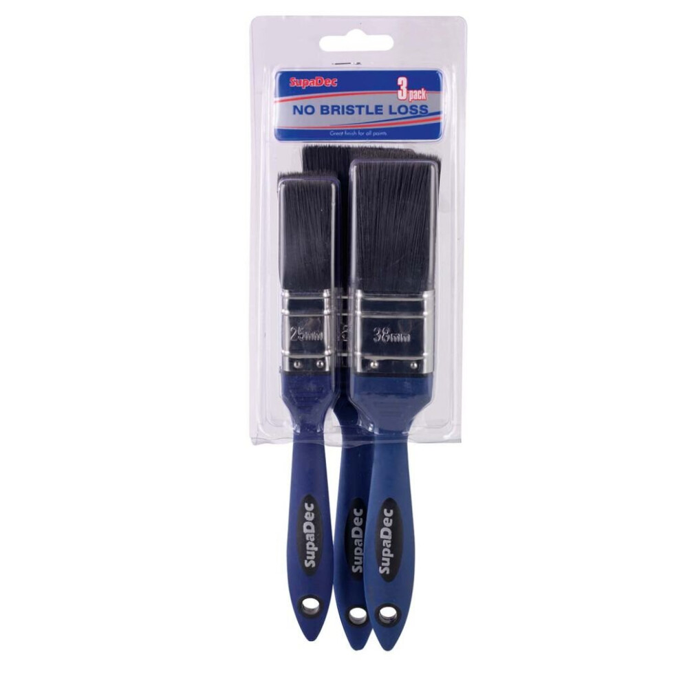 Supadec No Bristle Loss Brush Set 3 Piece [Nbls3] 5017193425614