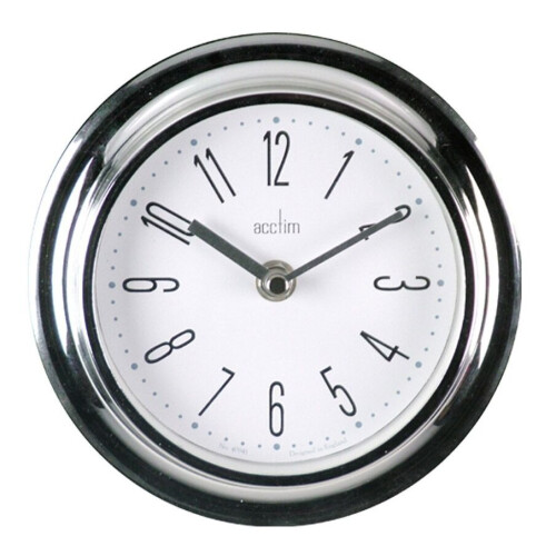 Acctim Acctim Riva Wall Clock Chrome Chrome [21737]