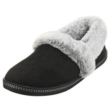 Chausson Skechers Cozy Campfire - Femme - Noir/Gris - Textile - Automne/Hiver